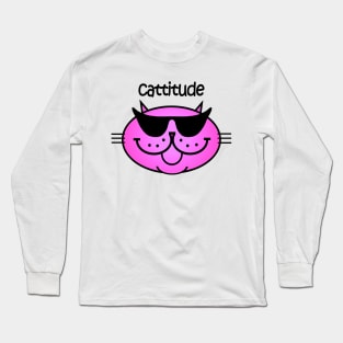 Cattitude 2 - Pinky Long Sleeve T-Shirt